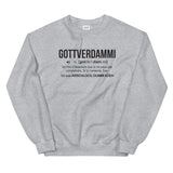 Définition Gottverdammi - Alsacien - Sweatshirt - Ici & Là - T-shirts & Souvenirs de chez toi