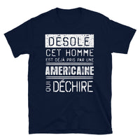 Thumbnail for Americaine-desole T-shirt Standard - Ici & Là - T-shirts & Souvenirs de chez toi