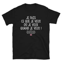 Thumbnail for T-shirt Thaïlandais noir - Je fais ce que je veux mais ma femme est Thaïlandaise