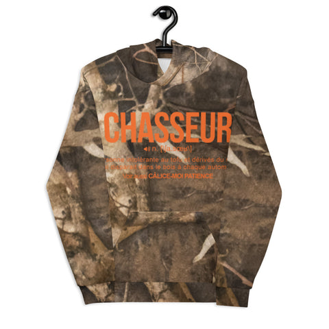 Chasseur d finition humoristique camo bois d Automne