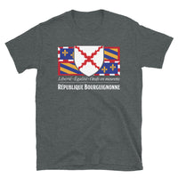 Thumbnail for T-shirt Bourgogne gris foncé - Liberté Égalité Oeufs en meurette