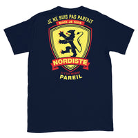 Thumbnail for T-shirt Nordiste noir dos - Je ne suis pas parfait mais.