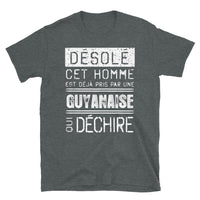 Thumbnail for Désolé Guyanaise - T-shirts Unisexe Standard - Ici & Là - T-shirts & Souvenirs de chez toi