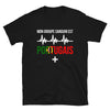 T-shirt Portugal noir - Mon groupe sanguin : Portugais plus