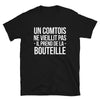 T-shirt Franche-Comté noir - Comtois ne vieillit pas