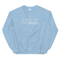 Thumbnail for Sweatshirt Portugal noir dos - Fée pas chier cette portugaise
