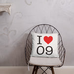 I love 09 Ariège NY style - Coussin décoratif - Ici & Là - T-shirts & Souvenirs de chez toi
