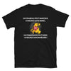T-shirt Commingeois noir - Fierté locale et humour