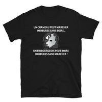 Thumbnail for T-shirt Suisse noir - 10 heures sans marcher