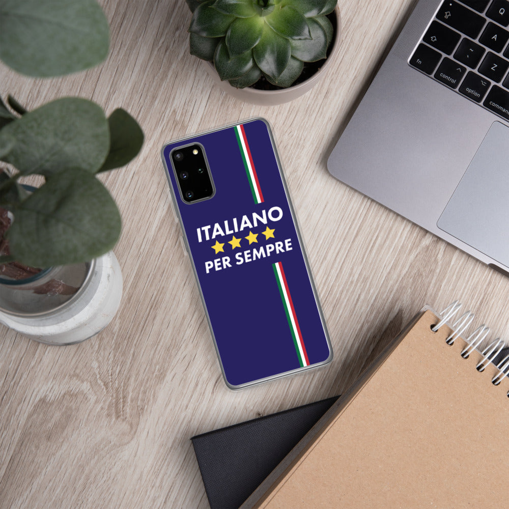 Italiano per sempre - drapeau  Italien pour toujours - Coque Samsung - Ici & Là - T-shirts & Souvenirs de chez toi