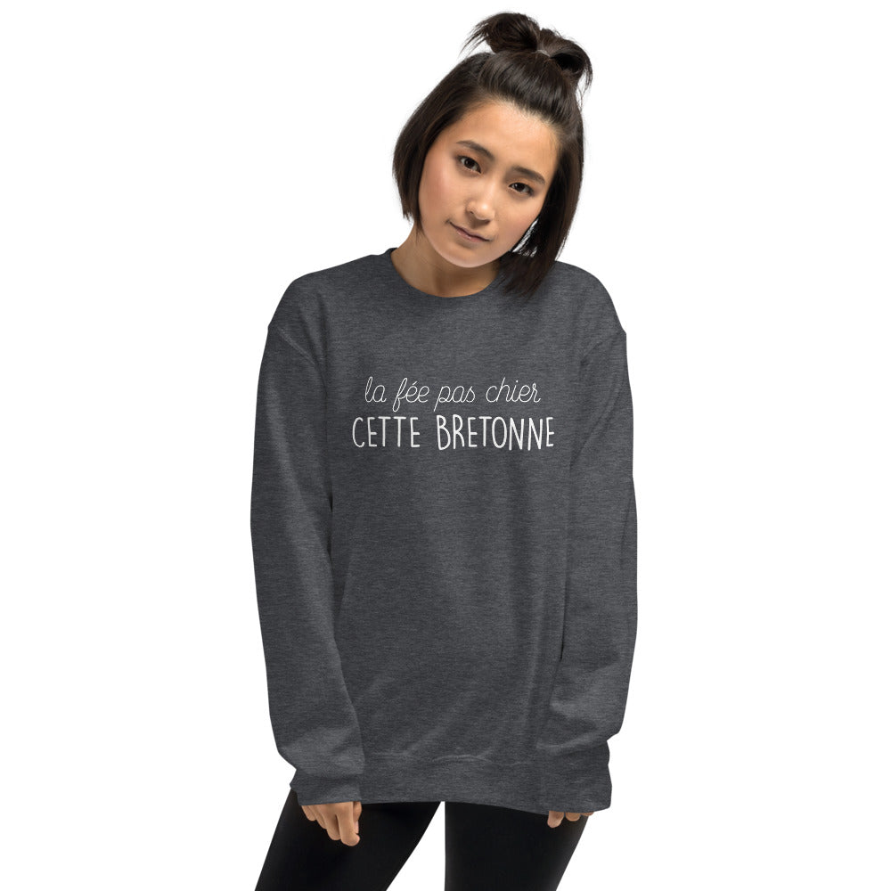 Sweatshirt Bretagne marine - Fée pas chier cette Bretonne