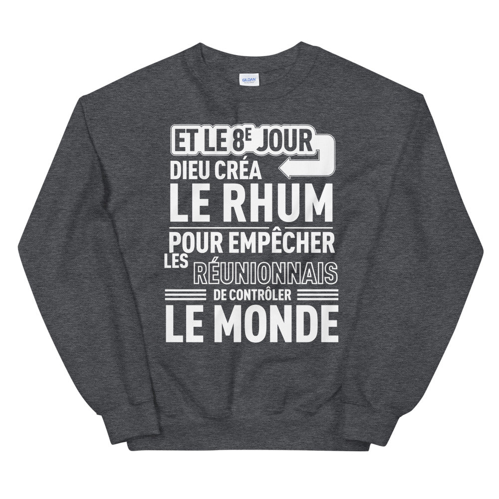 8e Jour Rhum Réunionnais - Sweatshirt - Ici & Là - T-shirts & Souvenirs de chez toi