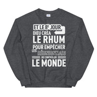 Thumbnail for 8e Jour Rhum Réunionnais - Sweatshirt - Ici & Là - T-shirts & Souvenirs de chez toi