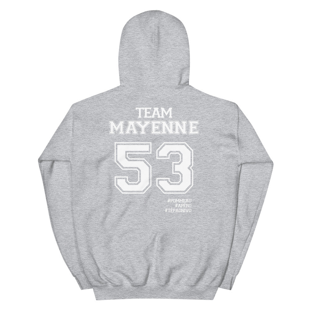 TEam Mayenne 53 - Sweatshirt à capuche - Ici & Là - T-shirts & Souvenirs de chez toi