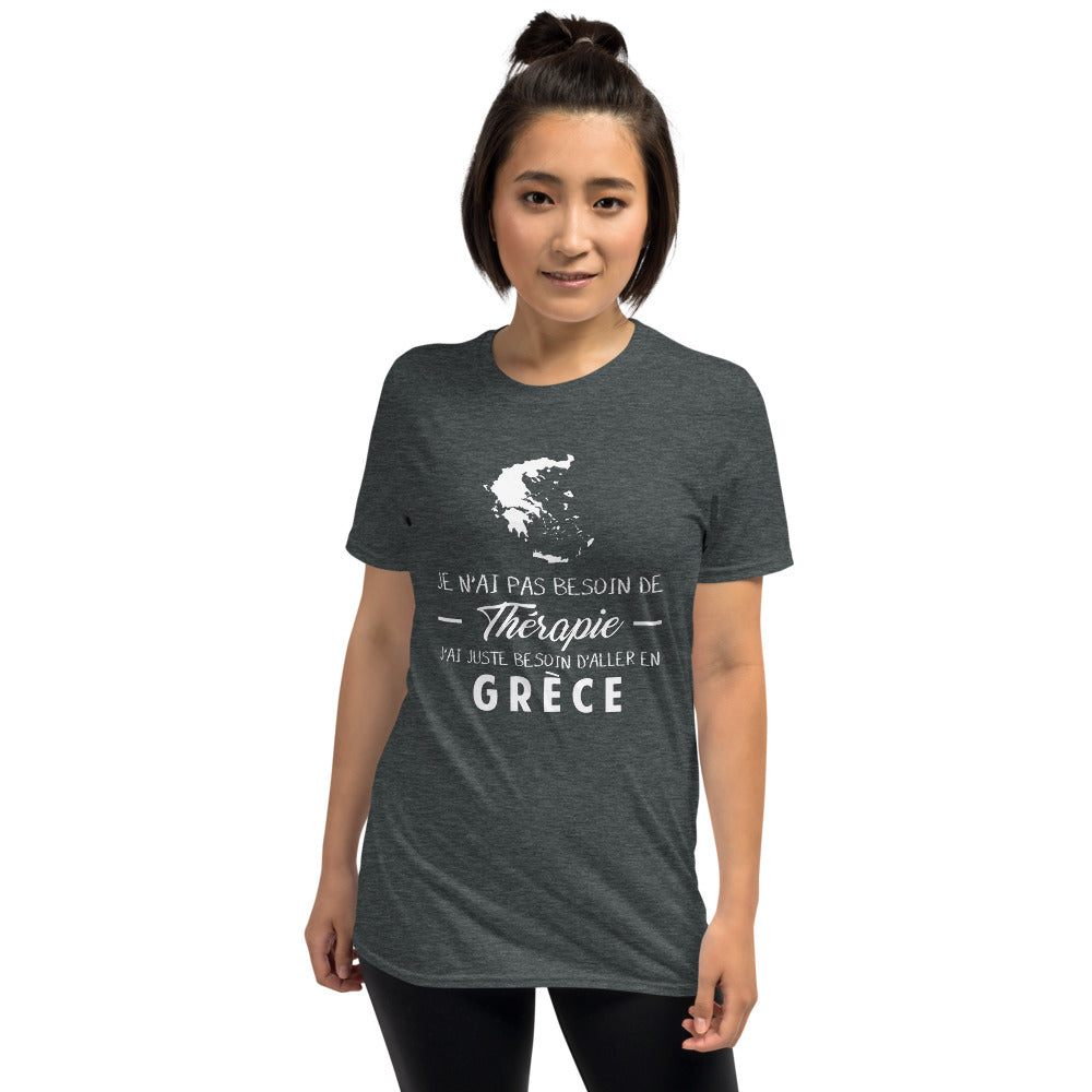 Thérapie Grèce - T-shirt Standard - Ici & Là - T-shirts & Souvenirs de chez toi