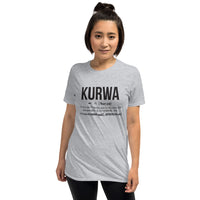 Thumbnail for T-shirt Pologne gris sport dos - Définition humoristique de Kurwa
