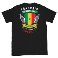 Thumbnail for T-shirt Sénégalais noir - Fierté et humour à porter