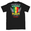 T-shirt Sénégalais noir - Fierté et humour à porter