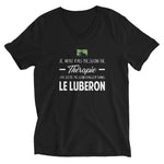 Je n'ai pas besoin de thérapie j'ai juste besoin d'aller dans le Luberon, Provence - T-shirt col V - Ici & Là - T-shirts & Souvenirs de chez toi