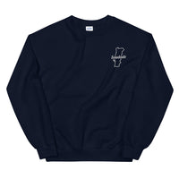 Thumbnail for Saudade - Portugal - Sweatshirt brodé unisexe - Ici & Là - T-shirts & Souvenirs de chez toi