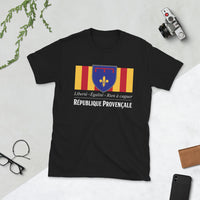 Thumbnail for T-shirt Provence bleu marine - Drapeau ancien et moderne
