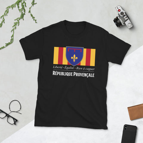 République Provençale - Drapeau Ancien et moderne de Provence - T-shirt Standard - Ici & Là - T-shirts & Souvenirs de chez toi