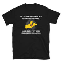 Thumbnail for T-shirt Suisse noir - 10 heures sans marcher