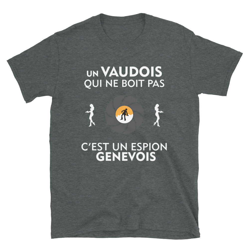 Espion dans le canton de Vaud -  T-Shirt standard - Ici & Là - T-shirts & Souvenirs de chez toi