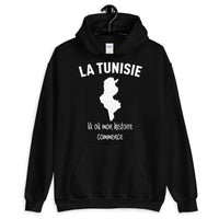 Thumbnail for Tunisie là où mon histoire commence - Sweatshirt à capuche - Ici & Là - T-shirts & Souvenirs de chez toi