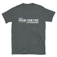Thumbnail for T-shirt Franche-Comté gris foncé chiné - Je suis Franc-Comtois pas
