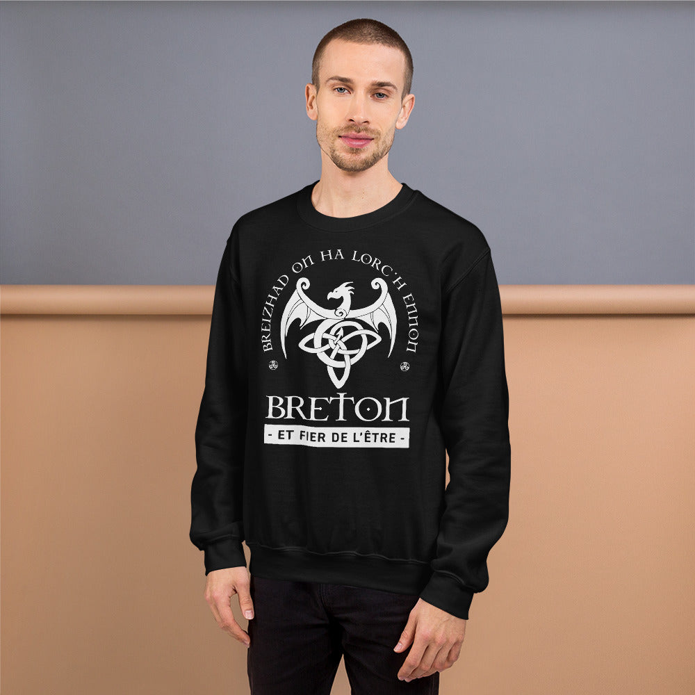 Breizhad on ha lorc'h ennon - Je suis breton et j'en suis fier - Sweatshirt Celte - Ici & Là - T-shirts & Souvenirs de chez toi