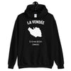 Sweatshirt Vendée noir - Histoire locale avec humour