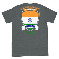 Thumbnail for T-shirt parfait indien bleu marine - Je ne suis pas parfait mais