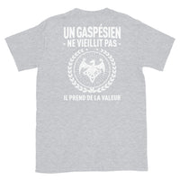 Thumbnail for T-shirt Gaspésien noir dos - Confort et style au quotidien