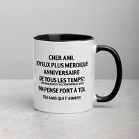 Thumbnail for Mug confinement 2020 bleu - Joyeux anniversaire décalé
