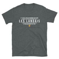 Thumbnail for T-shirt Landaise gris foncé - Il y a deux types de personnes