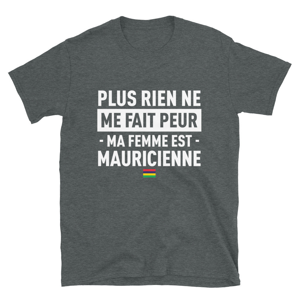 T-shirt Maurice gris foncé - Ma femme est ma force