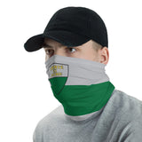 Masque Vaud - gris et vert - Cache-cou - Bandeau - Ici & Là - T-shirts & Souvenirs de chez toi