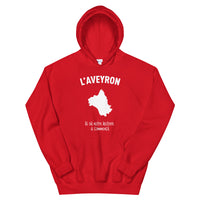 Thumbnail for Sweatshirt Aveyron bleu marine dos - Là où notre histoire a commencé