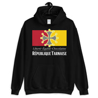 Thumbnail for Sweat à capuche tarn gris - République Tarnaise - vue dos