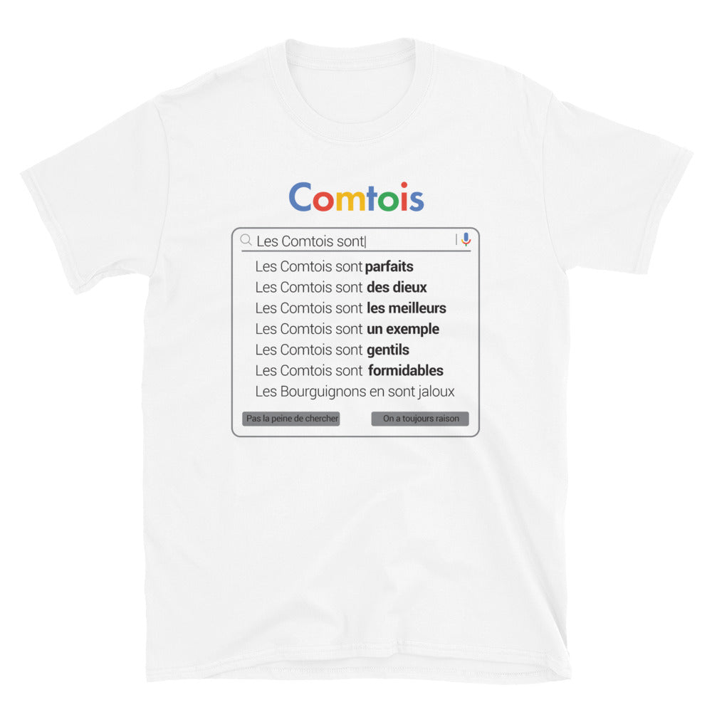 T-shirt Franche-Comté gris sport - Parodie des Comtois
