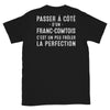 T-shirt Franche-Comté noir - Frôler la perfection