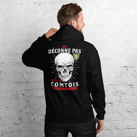 Thumbnail for Sweatshirt Franche-Comté gris foncé chiné - Ne déconne pas avec les Comtois