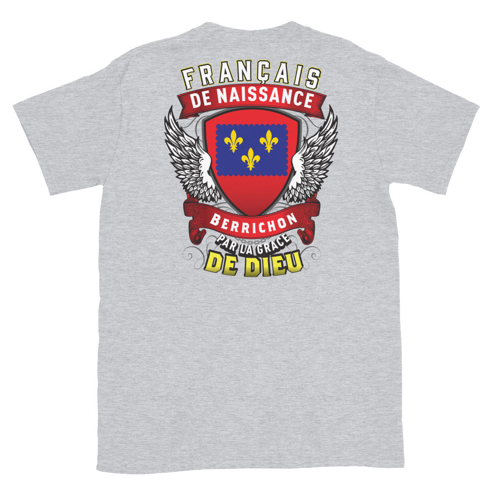 T-shirt Belgique gris sportif - Fierté et humour de nos origines
