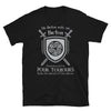 T-shirt Bretagne noir - Design Triskel blason et glaives