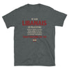 T-shirt Libanais noir - Ça dépend de toi