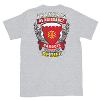 Thumbnail for T-shirt Belgique bleu marine dos - Français, Belge, Suisse, Canadien de naissance