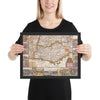 Poster Provence 1747 - Ancienne carte en papier mat