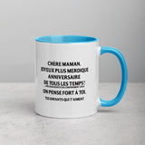 Maman Joyeux plus merdique anniversaire de tous les temps  - Mug Tasse Couleurs intérieures père - Ici & Là - T-shirts & Souvenirs de chez toi