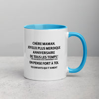 Thumbnail for Maman Joyeux plus merdique anniversaire de tous les temps  - Mug Tasse Couleurs intérieures père - Ici & Là - T-shirts & Souvenirs de chez toi